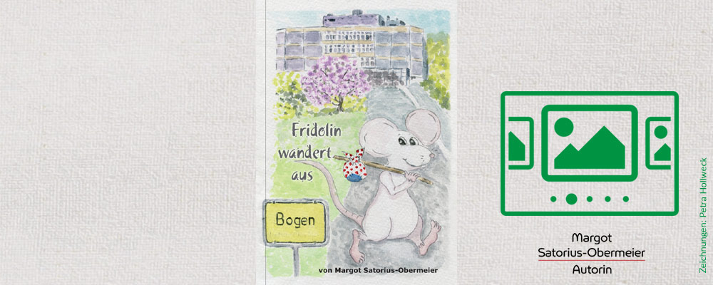 das slideshow-Fenster für 'satorius-obermeier.de' anzeigen ...

Es war einmal eine Mäusemutter, die lebte mit ihren fünf Kindern unter einer Treppe beim Krankenhaus in Bogen. Alle ihre Mäusebabys waren grau, außer eines - ein Mäusekind war weiß.
