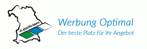 Das Logo :: Werbung Optimal
Bei 'ois.gmachtin.bayern' ganz oben.
So funktioniert optimale WERBUNG.gmachtin.bayern